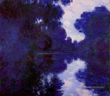  matin Tableaux - Matin sur la Seine Temps clair Claude Monet